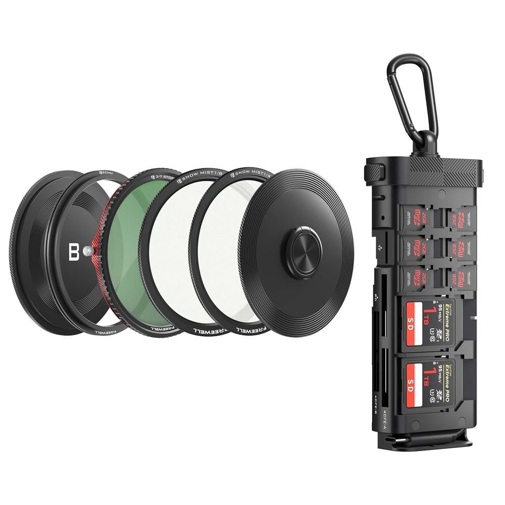 V2 VND/CPL Mist Filter + Pro Card Reader – SD, CFexpress