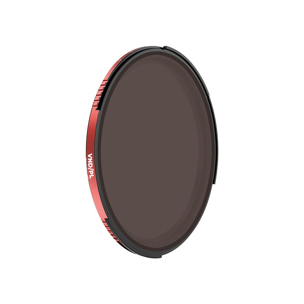 VND/PL filter for exposure & glare control. Sharp images in bright conditions, ideal for both photography and videography.